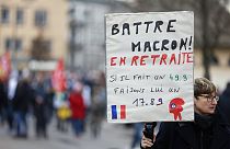 "Battere Macron sulle pensioni". (Strasburgo, 31.1.2022)