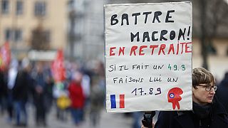 Los sindicatos franceses organizan la tercera jornada masiva de huelgas en lo que va año en contra de la reforma del sistema de pensiones.