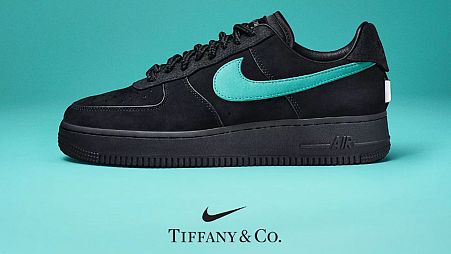 The new Nike x Tiffany & Co. Air Force 1 1837 as part of a new collaboration
