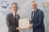 Ο υφυπουργός Ναυτιλίας της Κύπρου με τον νέο πρέσβη της Ιαπωνίας