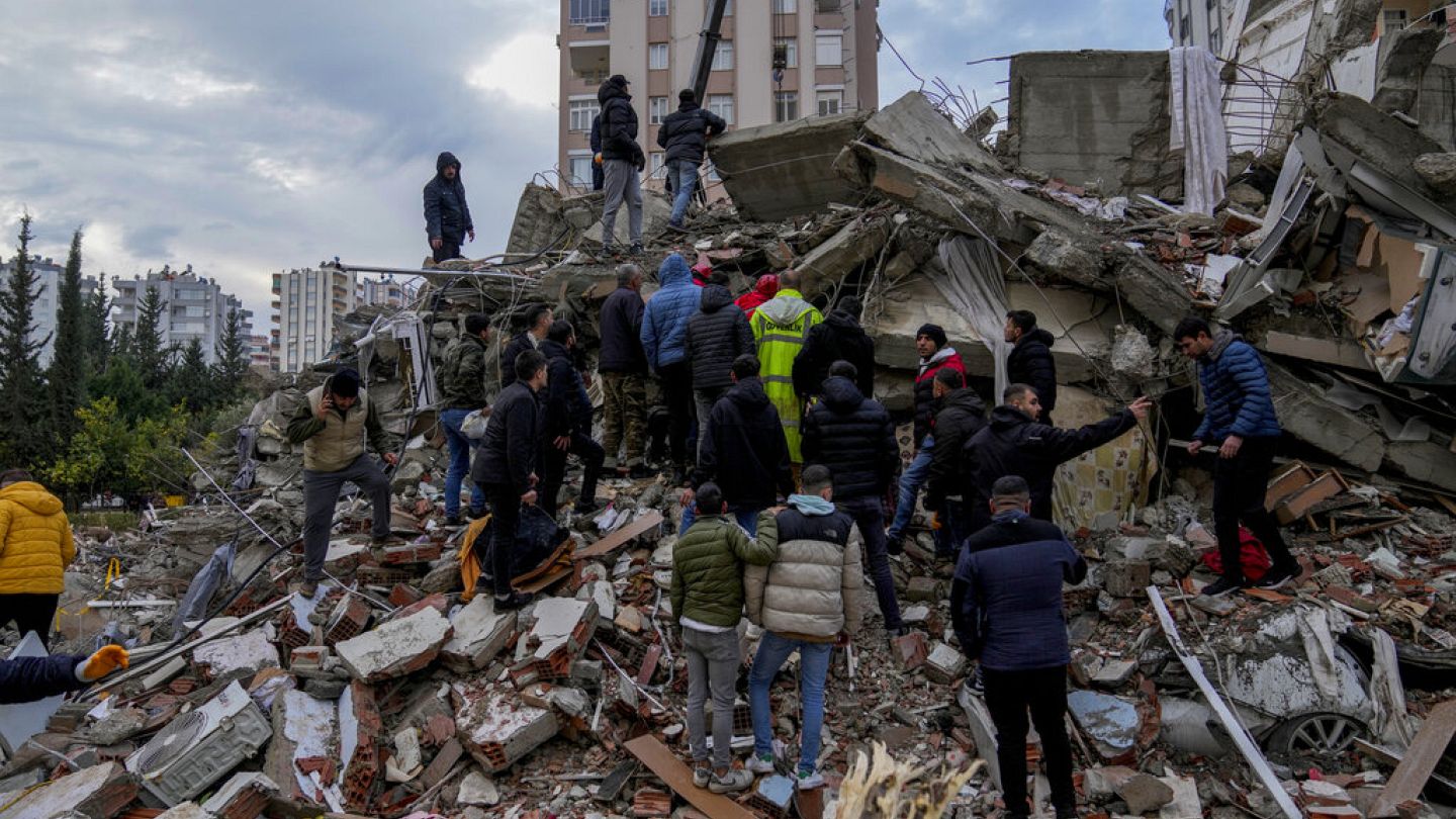 أضرار زلزال تركيا