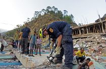 Az amerikai mentőcsapat a 2015-ös nepáli földrengés utáni mentési munkálatokban is részt vett