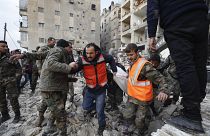 Спасатели в сирийском Алеппо