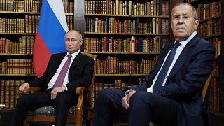 Il Presidente russo Putin e il ministro Lavrov