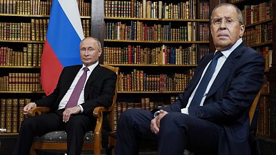 Russlands Präsident Wladimir Putin und sein Außenminister Sergei Lawrow