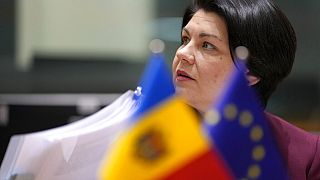 Die Ministerpräsidentin der Republik Moldau, Natalia Gavrilița