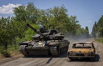 Ουκρανικό άρμα μάχης στην περιφέρεια του Ντόνετσκ