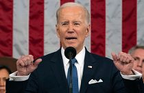 President Joe Biden delivers the State of the Union address to a joint session of Congress at the U.S. Capitol, Tuesday, Feb. 7, 2023, in Washington