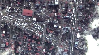 صورة من الأقمار الاصطناعية لمدينة "إصلاحية" التركية المنكوبة بعد الزلزال