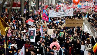 Manifestation contre la réforme des retraites à Paris en France - 11.02.2023