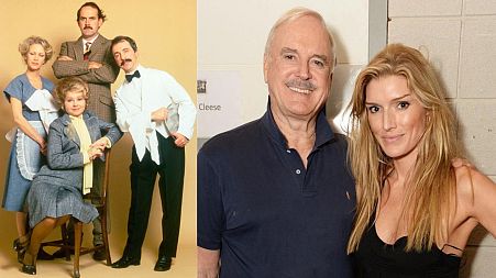 Classic UK sitcom Fawlty Towers is set to be revived after 44 years, with John Cleese starring alongside his daughter Camilla (right)