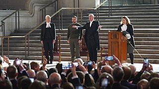 Zelenski ovacionado por el Parlamento británico, Londres, Reino Unido