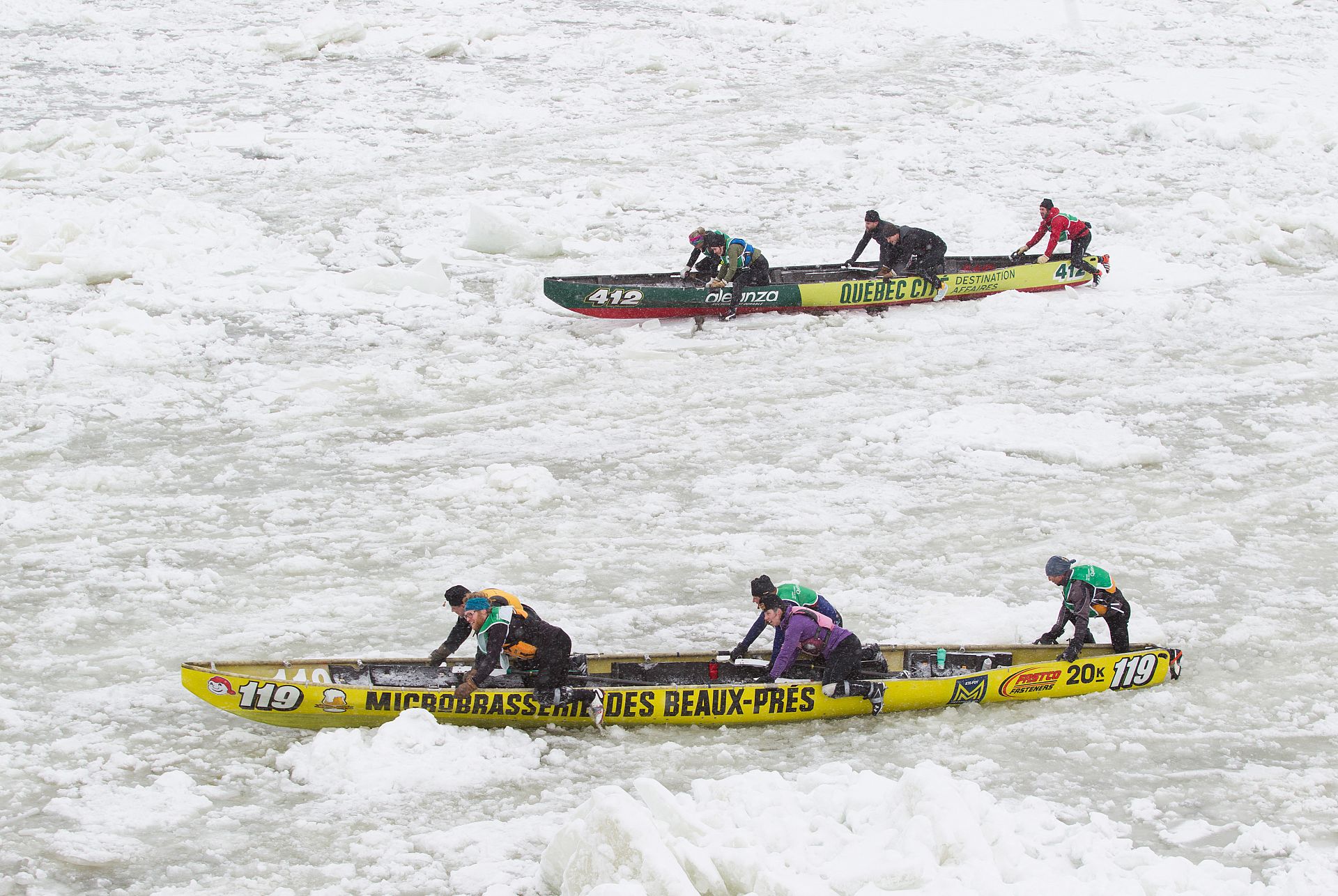 These athletes in Canada are braving 20°C and heavy snow to race