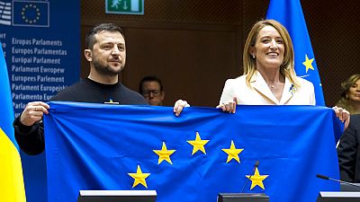 Ζελένσκι - Μέτσολα στο Ευρωπαϊκό Κοινοβούλιο