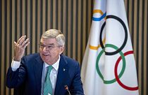 IOC-Boss Thomas Bach am 5. Dezember 2022 in Lausanne