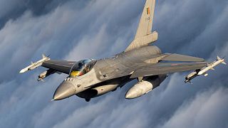 مقاتلة أف-16 تابعة للقوات الجوية البلجيكية. 2022/01/25