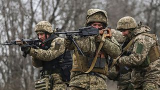 Arquivo: Militares ucranianos