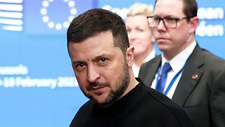 Le président ukrainien, Volodymyr Zelensky, lors du sommet européen