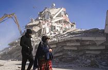 Nach dem Erdbeben in Nurdagi in der Türkei