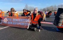 Акция протеста экоактивистов в Германии