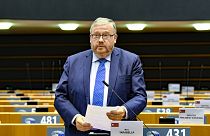 Marc Tarabella durante una intervención en la Eurocámara.