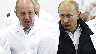 Ο Γεβγκένι Πριγκόζιν με τον Βλαντιμίρ Πούτιν