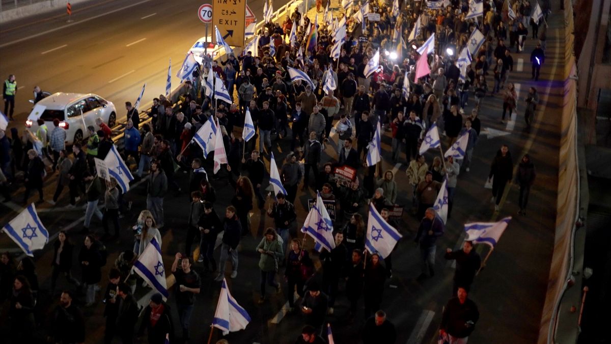 İsrail'de Netanyahu karşıtı protesto 