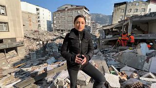 Euronews correspondent Anelise Borges in Antakya, Turkey