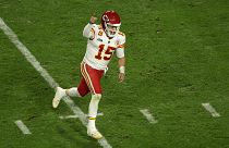 Kansas City Chiefs quarterback Patrick Mahomes during the NFL Super Bowl 57, Sunday 12 February 2023