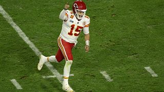 Kansas City Chiefs quarterback Patrick Mahomes during the NFL Super Bowl 57, Sunday 12 February 2023