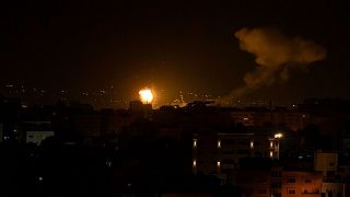 صورة أرشيفية لقصف إسرائيلي على غزة