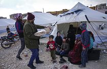 Depremden etkilenen Suriye vatandaşları