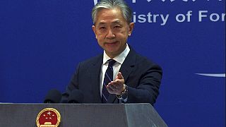 Wang Wenbin, porta-voz do Ministério dos Negócios Estrangeiros da China.