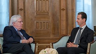 Suriye Devlet Başkanı Beşşar Esad Griffiths ile Şam'da bir araya geldi