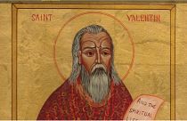 Икона с изображением святого Валентина.