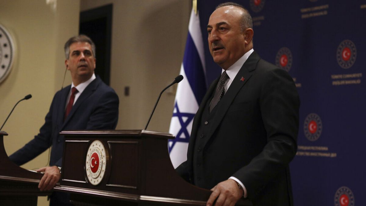 Οι υπουργοί Εξωτερικών Ισραήλ και Τουρκίας