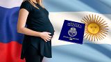Increasing number of Russian pregnant women fly to Argentina to give birth in search of citizenship for their child.