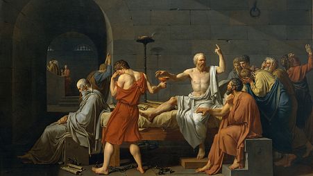 'The Death of Socrates' by Jacques-Louis David