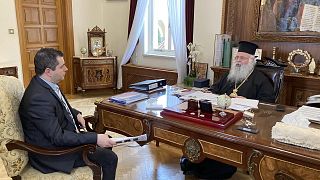 Ο Αρχιεπίσκοπος Κύπρου, κ.κ. Γεώργιος, παραχωρεί συνέντευξη στον απεσταλμένο μας στην Λευκωσία, Απόστολο Στάικο