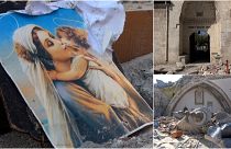 In ancient Turkish city of Antakya, historic places of worship reduced to rubble after quake.