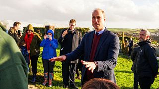 Britain's Prince William, Prince of Wales and Duke of Cornwall, on his first official visit to Cornwall last year.
