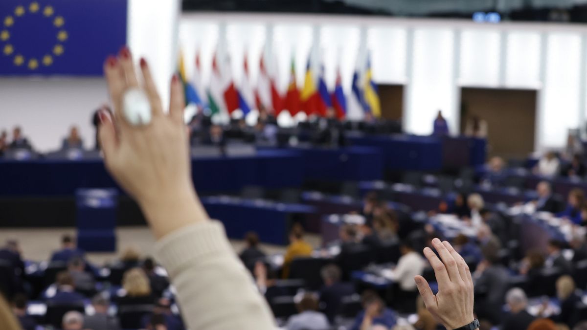 Szavazás az EP plenáris ülésén