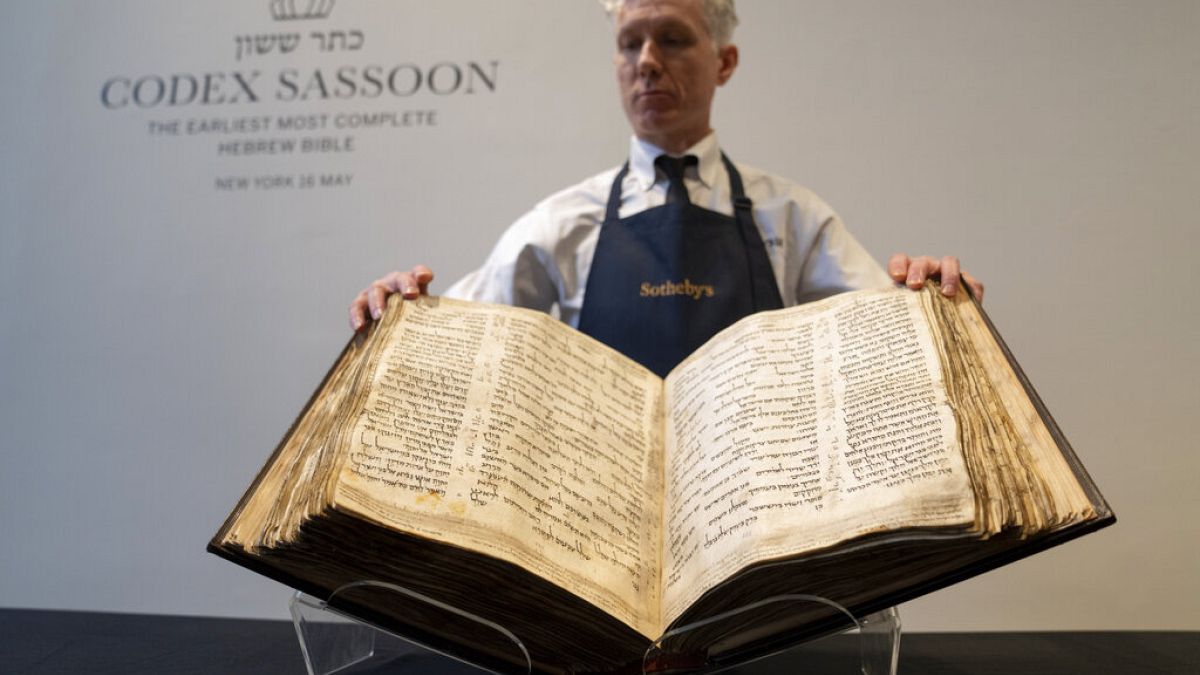 La Biblia hebrea más antigua jamás encontrada, a subasta en mayo. 