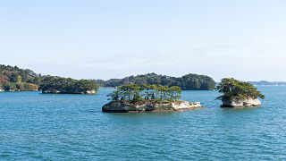 عکسی تزئینی از برخی جزایر کوچک در ژاپن