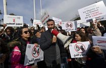 مظاهرة للصحفيين التونسيين