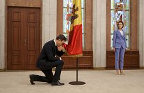 New Moldovan government sworn in