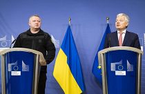 Генпрокурор Украины Андрей Костин и еврокомиссар по вопросам юстиции Дидье Рейндерс