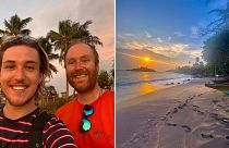 Trotz diskriminierender Gesetze war Journalist Liam Gilliver mit seinem Partner in Sri Lanka