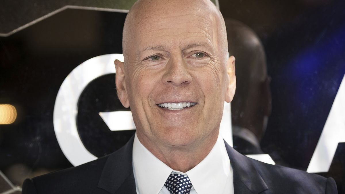 Bruce Willis attends the London premiere of the film Glass, 2019.  