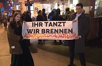 Klimaprotest beim Opernball in Wien